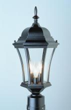  4504 BG - Burlington 1-Light Metal and Glass Post Mount Lantern Head